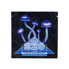 Front Packaging of Room 920 Psilocybin tea with lemon ginger