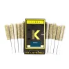 The Kush Kraft Spliffy's 10 Blend box surrounded by ten neatly rolled hybrid pre-rolls. The black and gold packaging showcases the bold "K" logo, with all pre-rolls displayed in a clean layout.