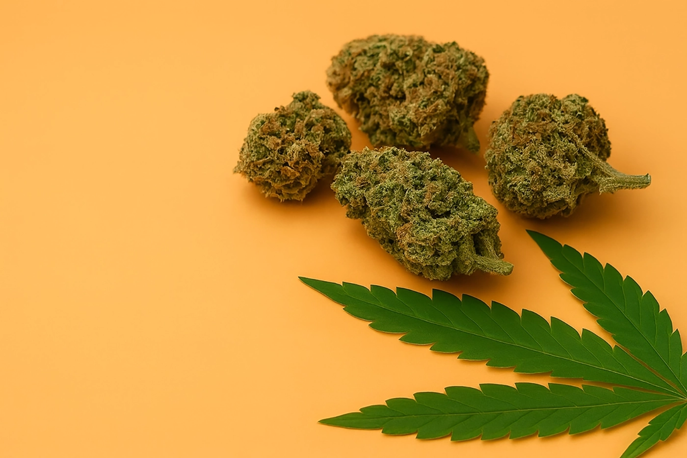 Premium craft weed Canada buds with cannabis leaf – Weed Market